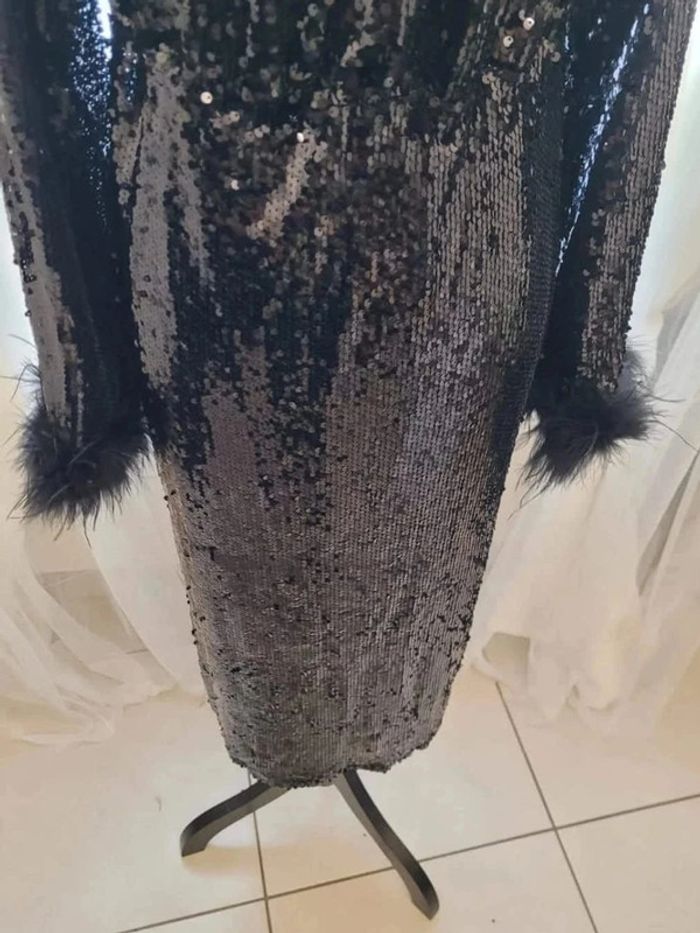Robe de soirée midi noire 38 - photo numéro 5