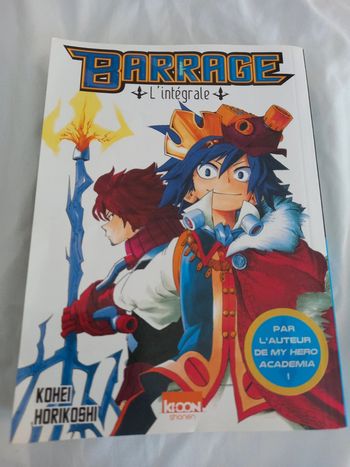 Barrage  Manga Intégrale – TBE - 3€