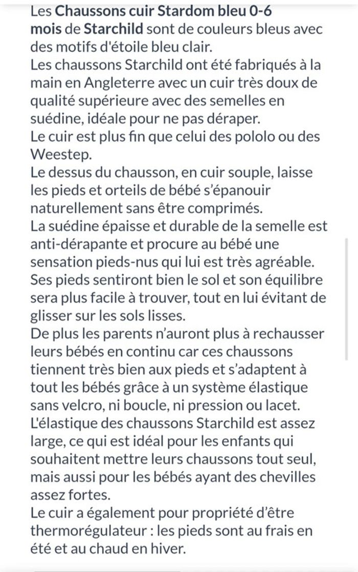 Chaussons Starchild - photo numéro 6