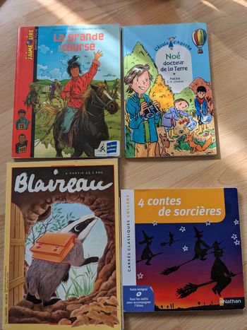 Lot de 4 livres enfant