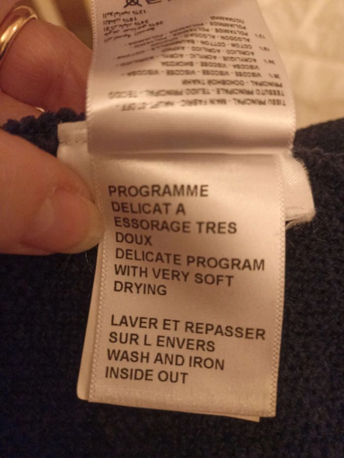 Robe pull noire et marine Kookaï T1 - photo numéro 5