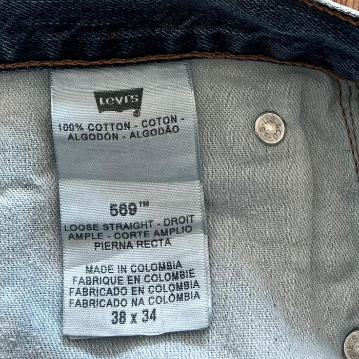 Jean/pantalon levi's 569 délavé (coupe ample) pour homme, taille W 38 L 34 (48 taille française) - photo numéro 6