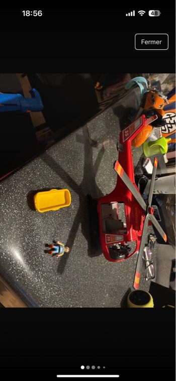 Hélicoptère playmobil