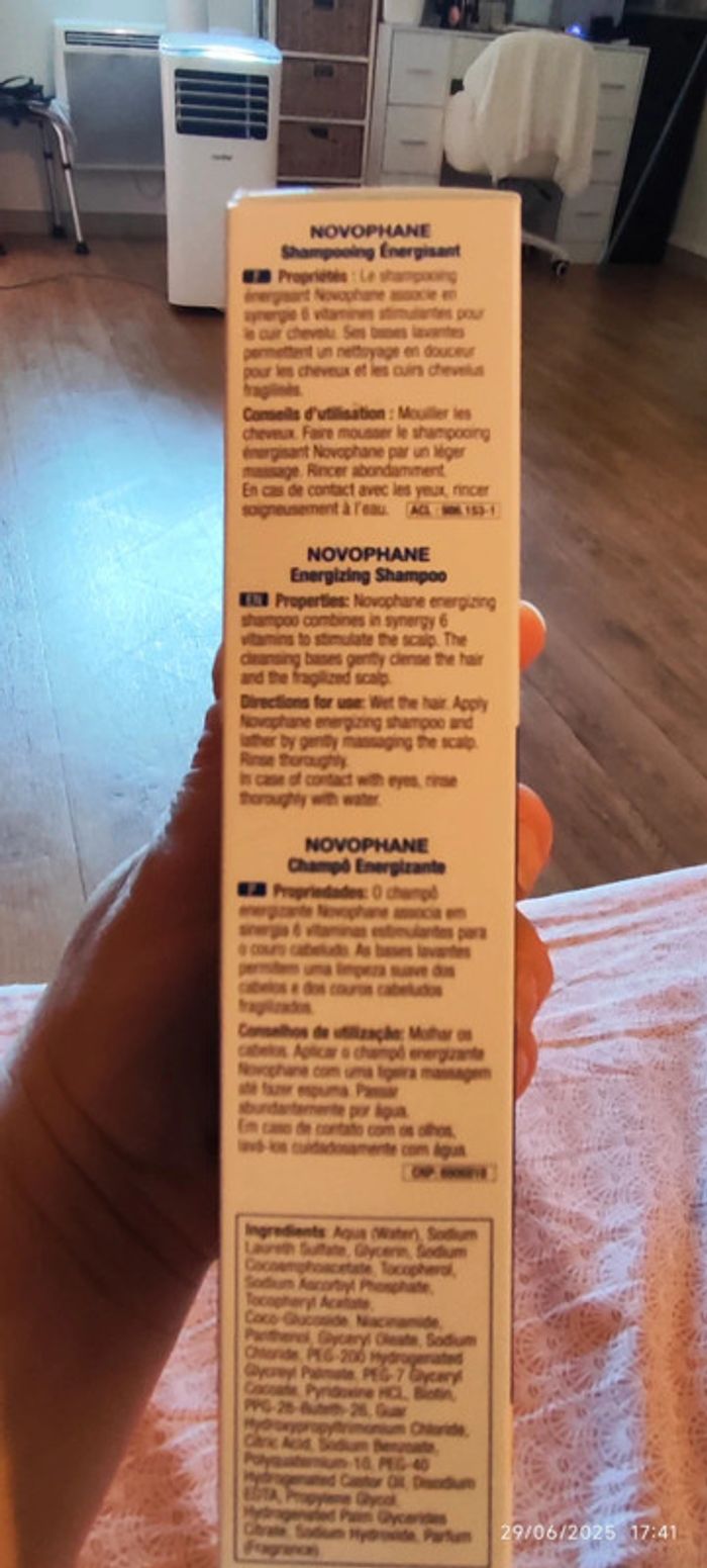 ACM Laboratoire Dermatologique Novophane Shampooing Énergisant 200 ml - photo numéro 7
