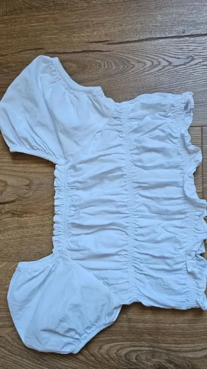 Top blanc zara 6 ans - photo numéro 2