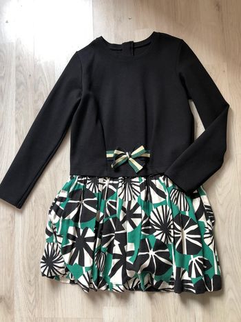 Robe bi matière Catimini 10 ans