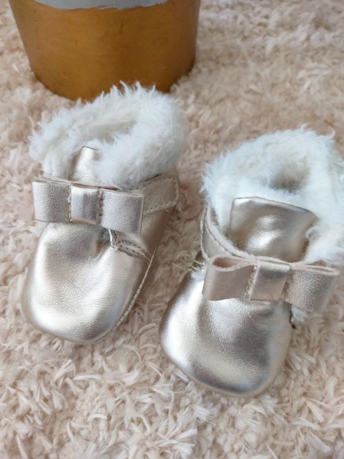 Chaussons fourrés Or - photo numéro 5