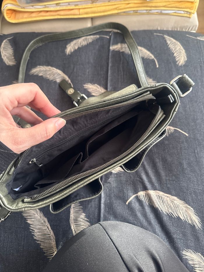 Sac à main vert kaki - photo numéro 3