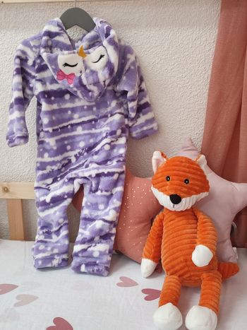 Surpyjama/Pyjamas chaud - Pingouin - 18 mois - Très bon état - Mots d'enfants