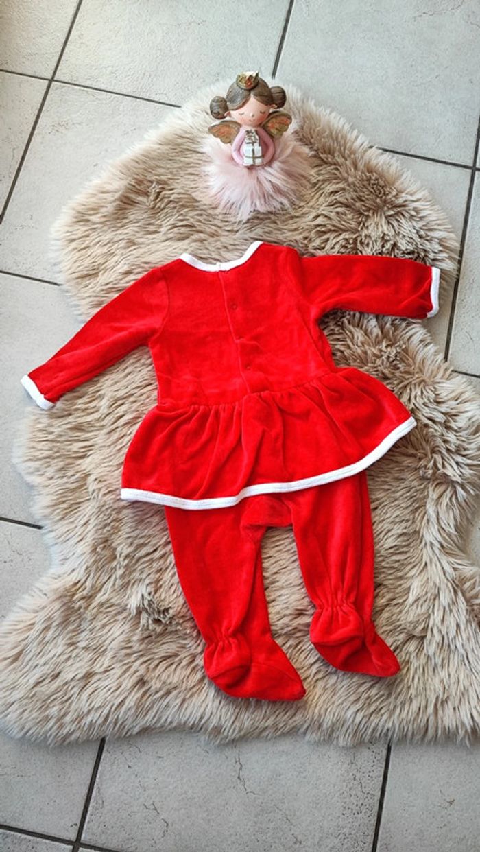 Pyjama chaud noël Minnie 9 mois - photo numéro 2