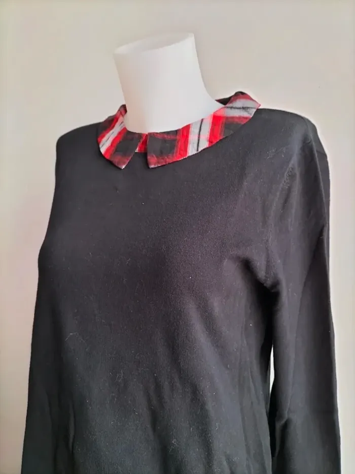Pull Femmes Col Chemise - Tommy Hilfiger - Taille L - photo numéro 2