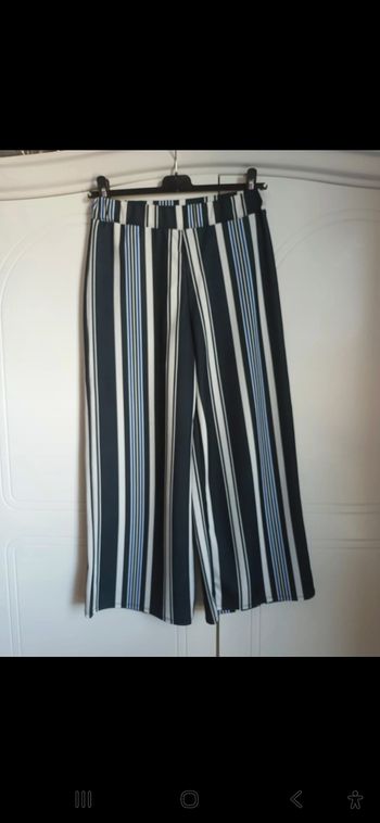Pantalon rayé large 9