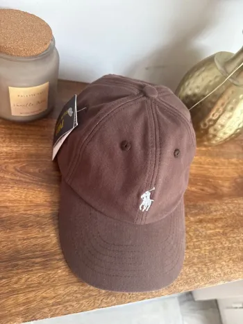 Casquette polo, Ralph Lauren marron