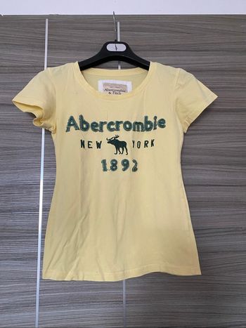 Tee shirt abercrombie & fitch jaune S