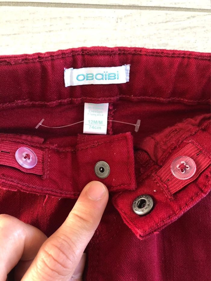 Pantalon OBAÏBI 12 mois - photo numéro 3