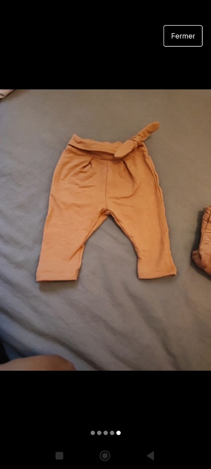 Lot de 4 pantalons 6 mois - photo numéro 5