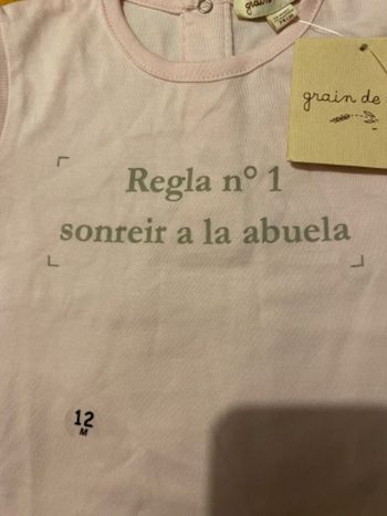 Tee- shirt fille taille 12 mois