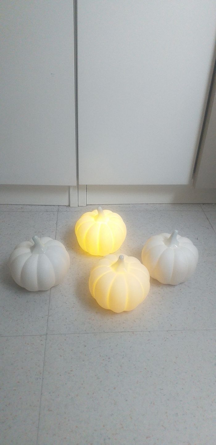 Lot de 4 citrouille lumineuse - photo numéro 2