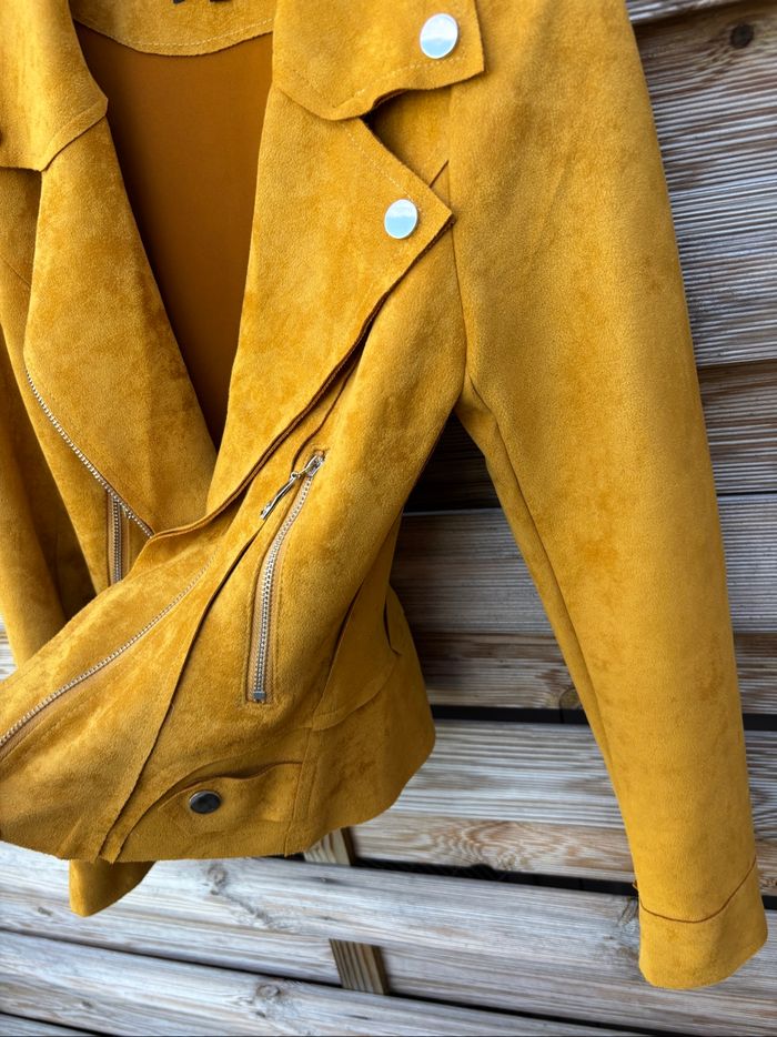Veste Perfecto moutarde - photo numéro 5