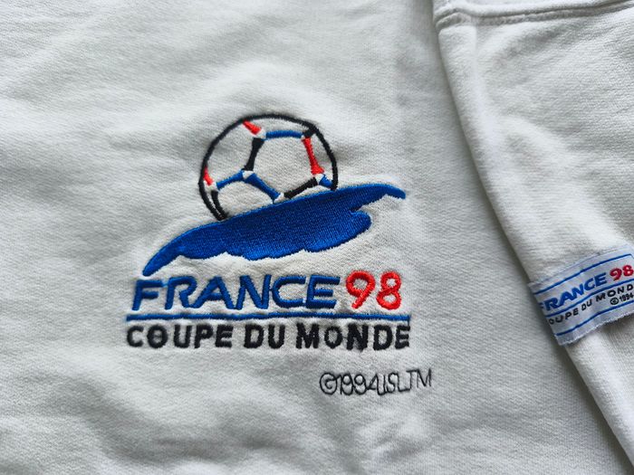 Sweat France 98 blanc taille L - photo numéro 4