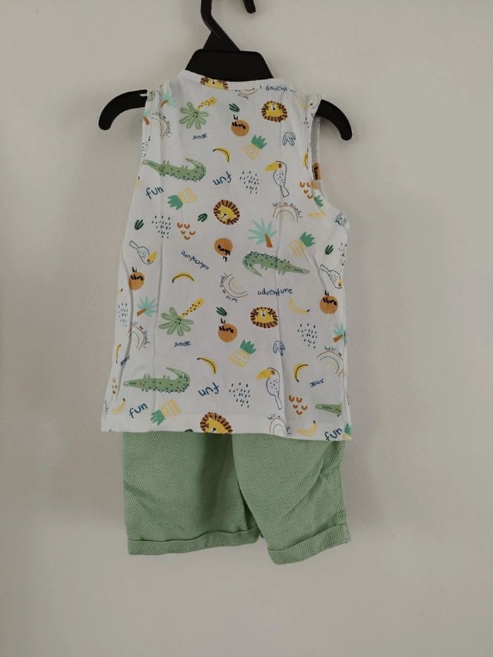 Joli ensemble tee shirt short bébé garçon - photo numéro 3