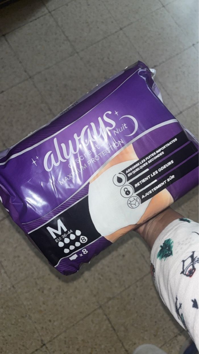 Culotte always discreet nuit par 8 - photo numéro 2