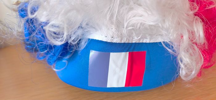 🌿 Perruque mixte tricolore - France - Taille Unique 🌿 - photo numéro 3