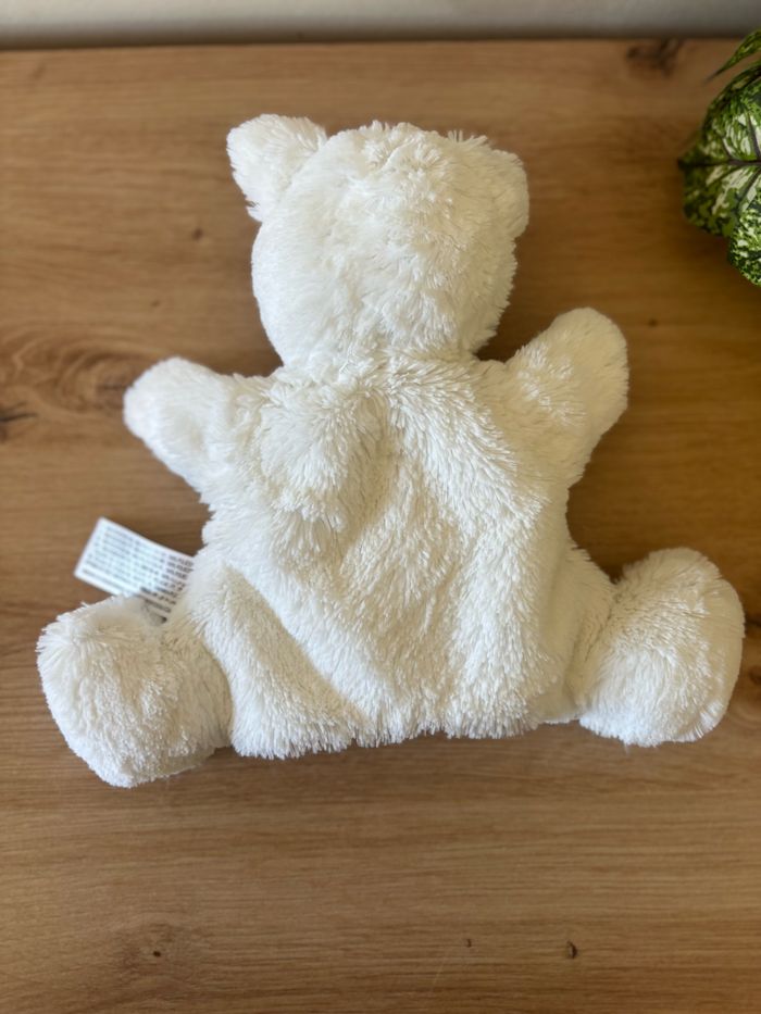 Doudou marionnette chat renard blanc poche lapin simba toys - photo numéro 3