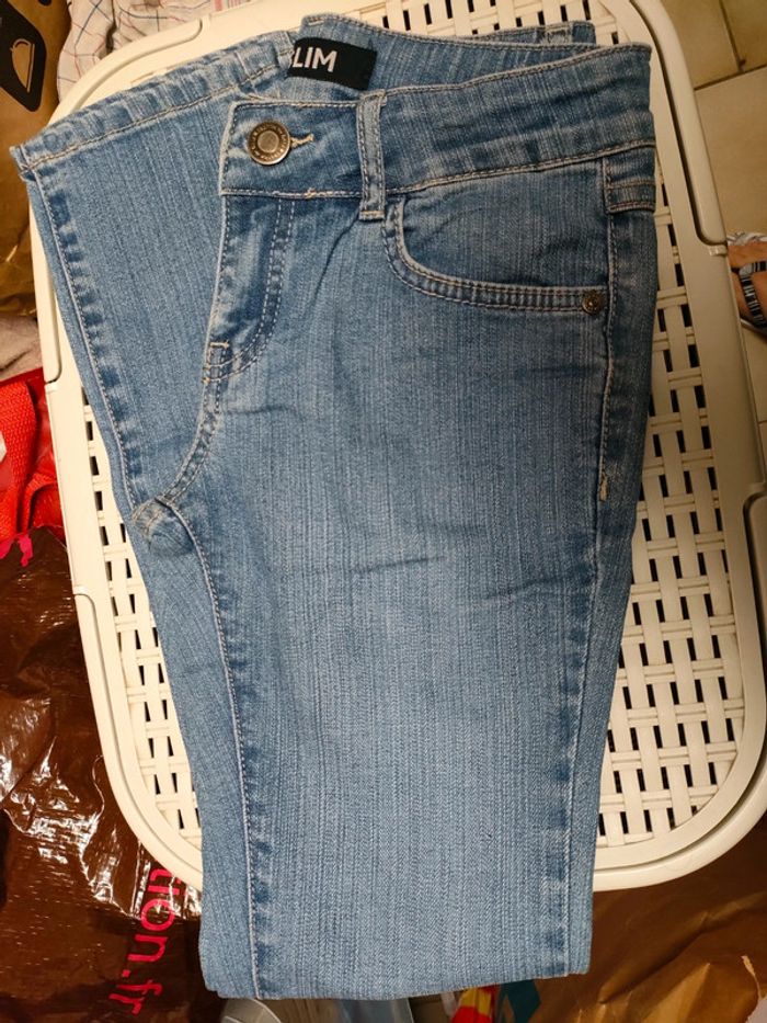 Jean fille slim 10 ans - photo numéro 4