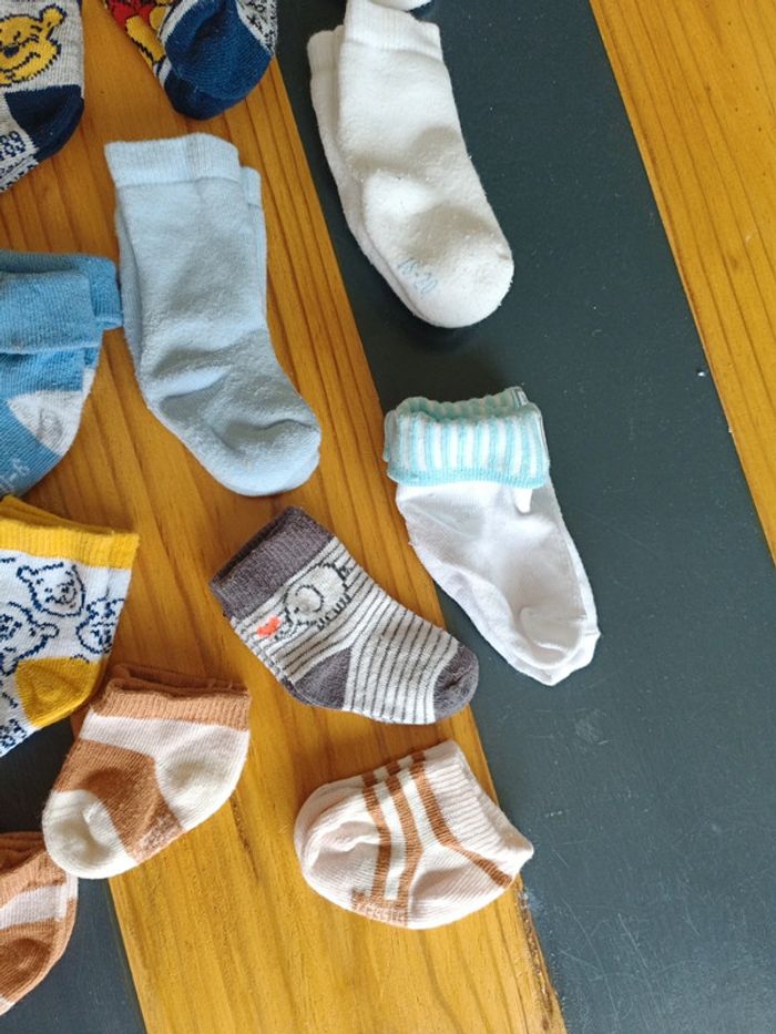 Lot 18 paires de chaussettes naissance à 1 an - photo numéro 4