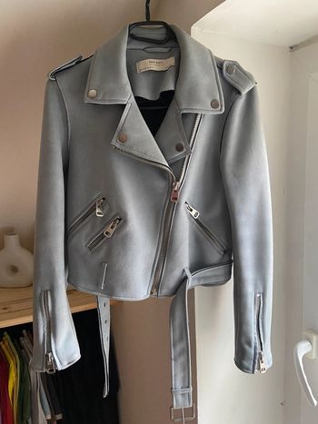 Perfecto bleu pastel Zara