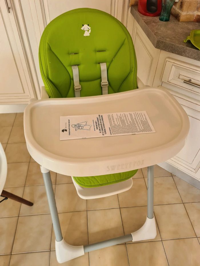 Chaise haute bebe enfant évolutive transat pliable Sweetyfox - photo numéro 3