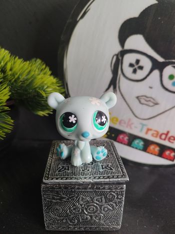 lps00879 My Littlest Petshop Pet Shop LPS Hasbro Authentic Panda Ours Bear 646