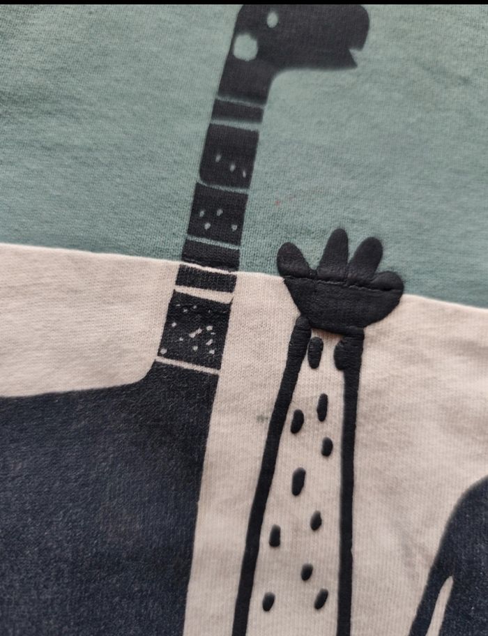 T-shirt manches longues bleu - photo numéro 4