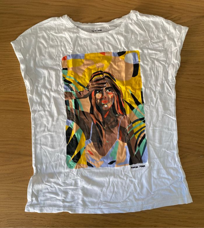 Promod T-shirt Monica Peres Taille 36 - photo numéro 2