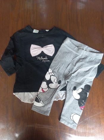 Ensemble "mickey+Minnie" 12mois disney baby
