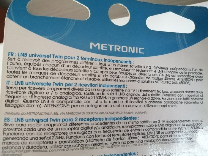 Universal TWIN Lnb - photo numéro 3