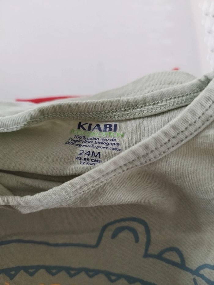 T-shirt MC Kiabi 24 mois - photo numéro 2