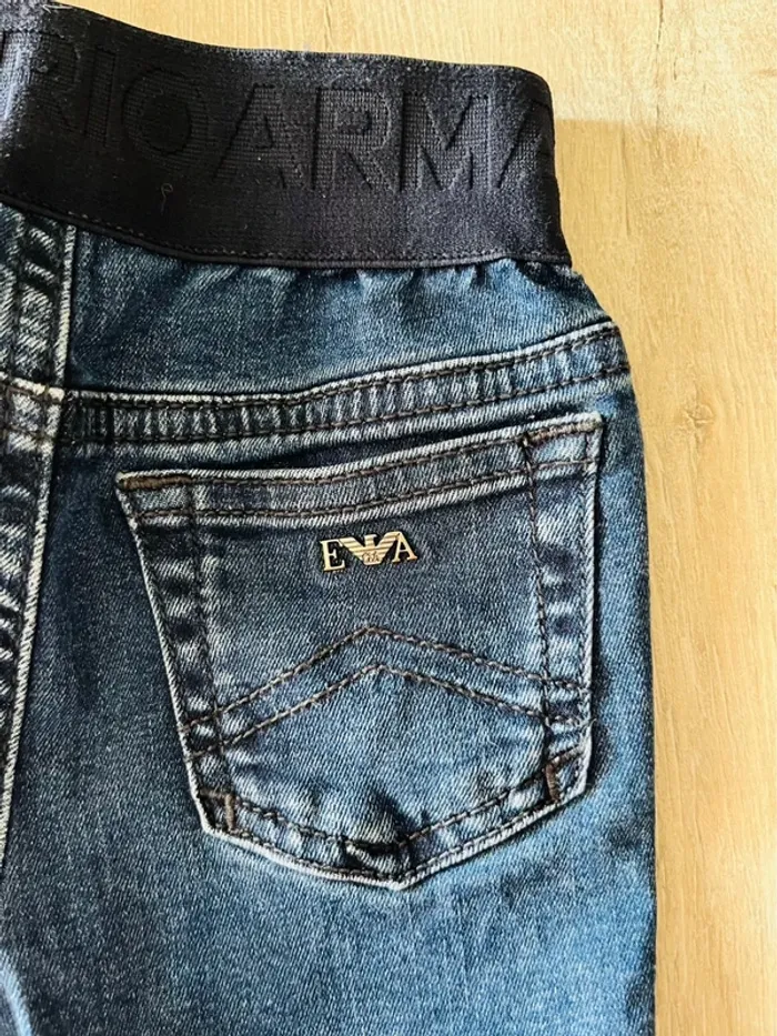 Sweat-shirt et jeans authentique bébé garçon Emporio Armani - photo numéro 8