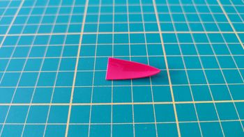 Plasturgie latérale droite pièce détachée miniature Bburago Burago Chevrolet Corvette 1957 1/24 1/24