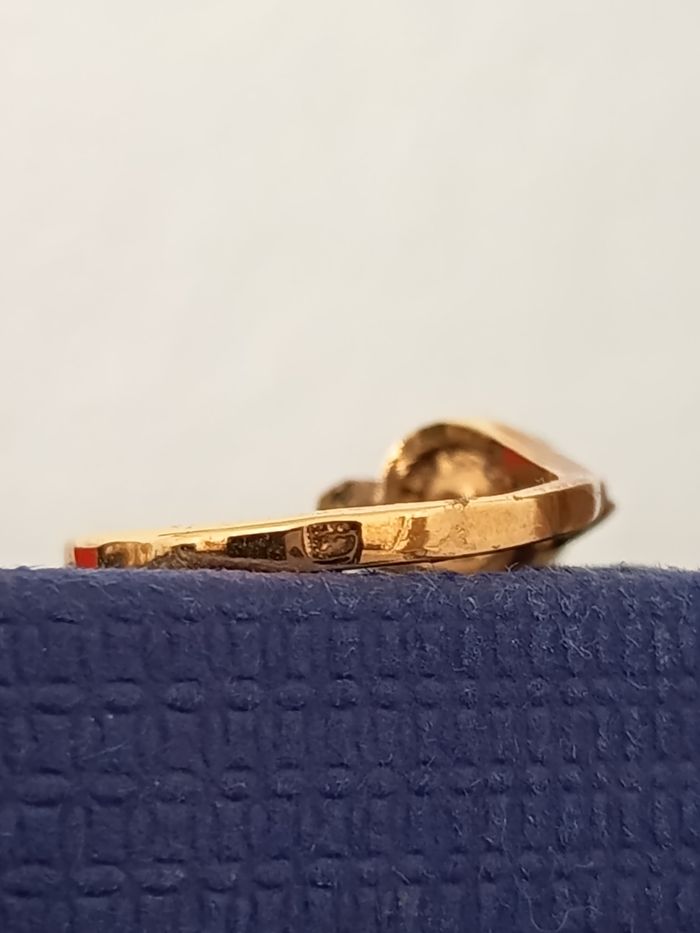 Bague plaqué or. - photo numéro 7
