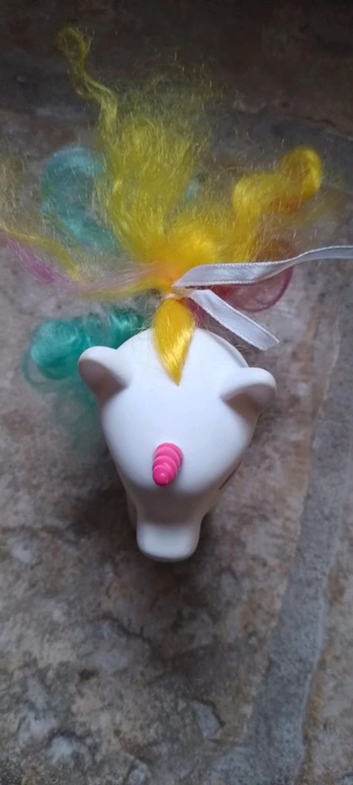 Petit Poney Licorne blanc - photo numéro 3