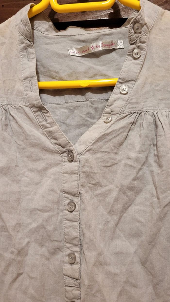 Blouse grise légère taille S - photo numéro 2