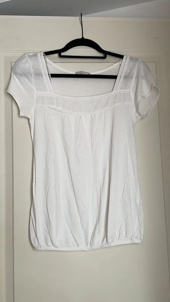 Teeshirt étal blanc