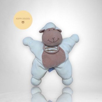 Doudou peluche Mouton Nounours Ajena A221