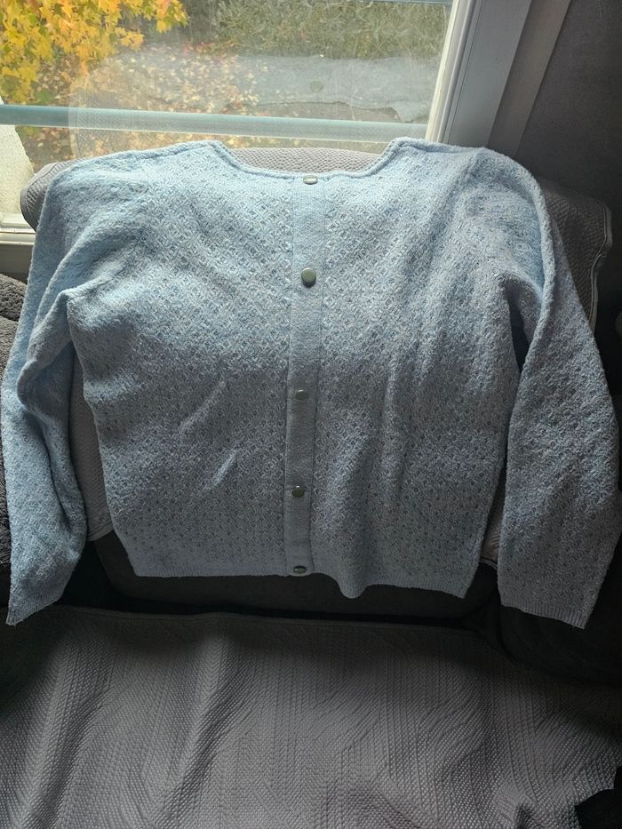 Pull bleu - photo numéro 3