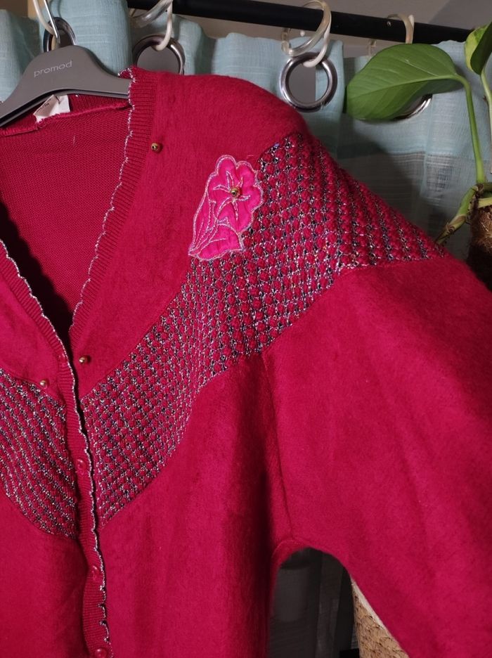 Gilet rouge vintage - photo numéro 5