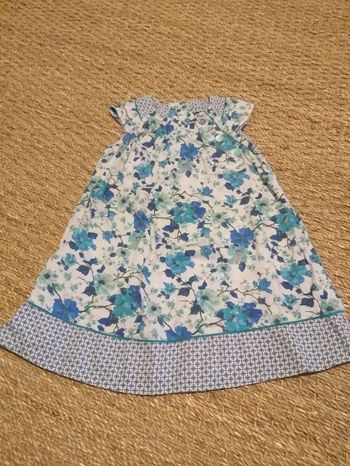 Robe fleurs bleues Kenzo Kids 2 ans