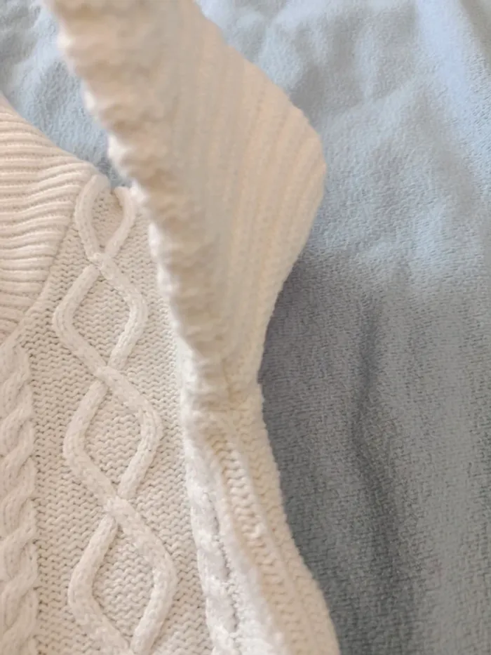 Gilet Blanc Kiabi 18mois porte 1fois - photo numéro 5
