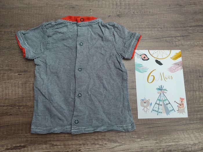 Tee-shirt 6 mois dino orchestra - photo numéro 2